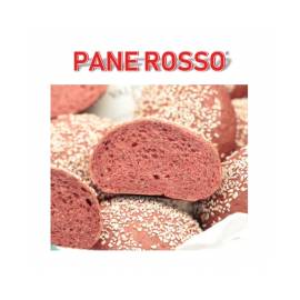 pane rosso con farina di riso rosso integrale e rapa rossa