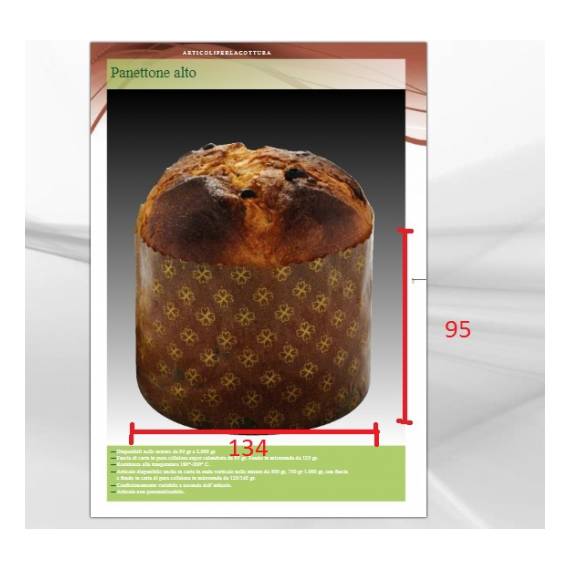 Stampo panettone morbido 500gr