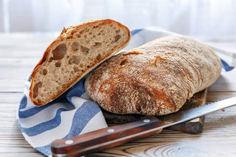 Ciabatte e bocconcini di pane